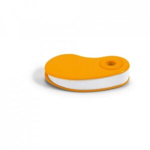Borracha em TPR com capa protetora em PP 6x3cm Personalizado Laranja | Personalizado com Logo | Personizi