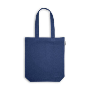 Sacos de Compras Algodão 38x40cm Personalizado Azul | Personalizado com Logo | Personizi