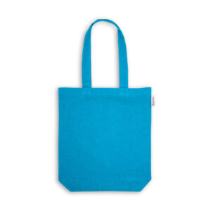 Sacos de Compras Algodão 38x40cm Personalizado Azul Claro | Personalizado com Logo | Personizi