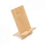 Suporte para celular em bambu Personalizado | Personalizado com Logo | Personizi