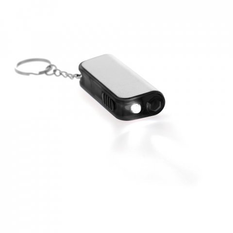 Chaveiro com lanterna LED e ferramenta Personalizado Preto | Personalizado com Logo | Personizi