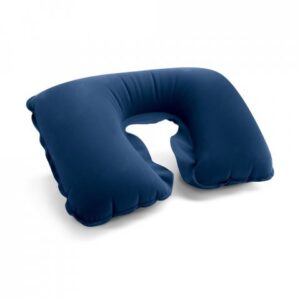Almofada de pescoço inflável 43x28cm Personalizada Azul | Personalizado com Logo | Personizi