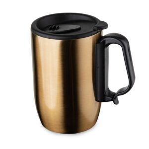 Caneca Inox Parede Dupla Personalizada Cobre | Personalizado com Logo | Personizi