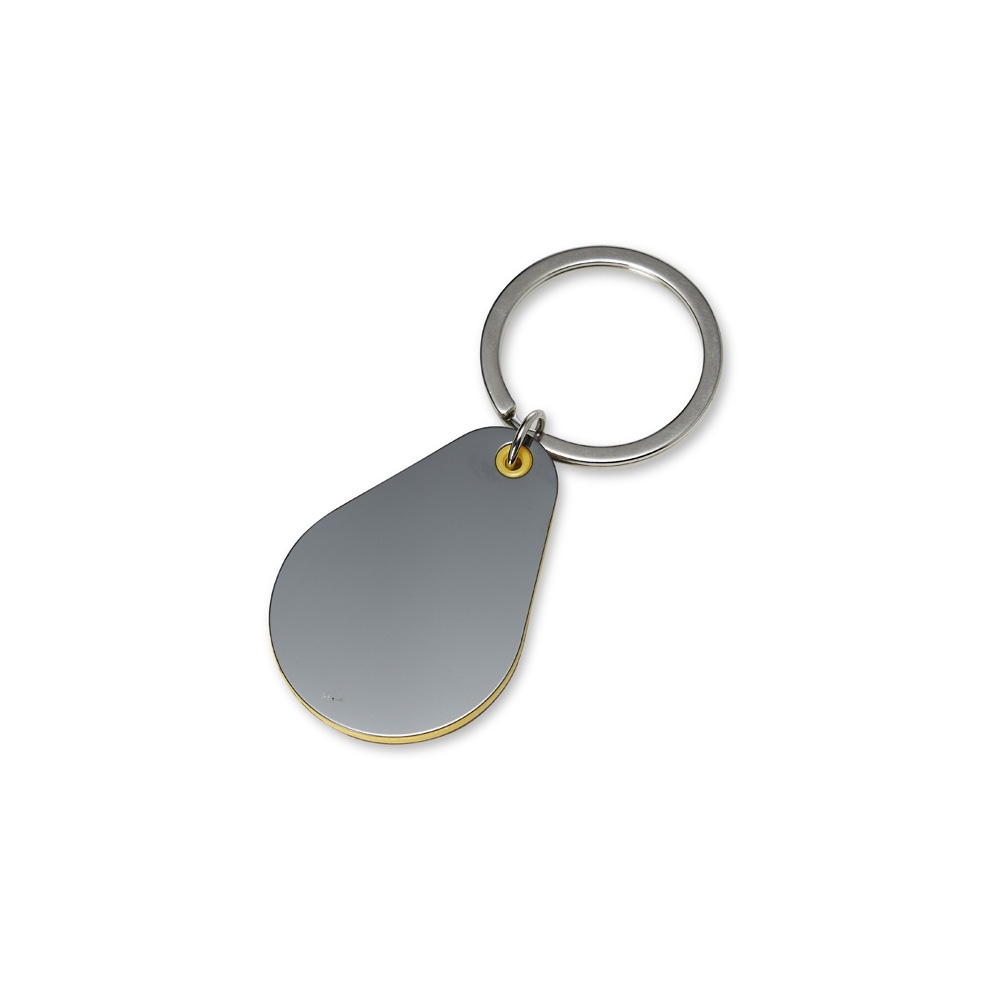 Chaveiro Metal Personalizado Mod.3 Amarelo | Personalizado com Logo | Personizi