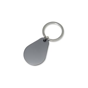 Chaveiro Metal Personalizado Mod.3 Preto | Personalizado com Logo | Personizi
