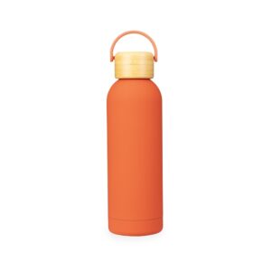 Garrafa Térmica 500ml Personalizada Laranja | Personalizado com Logo | Personizi