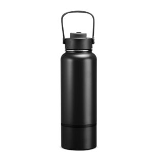 Garrafa Térmica 800ml Personalizada Preto | Personalizado com Logo | Personizi