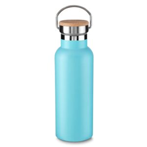 Garrafa Térmica Inox 500ml Mod.03 Personalizada Azul Claro | Personalizado com Logo | Personizi