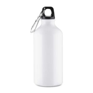Garrafa de Alumínio 550ml Personalizada Branco | Personalizado com Logo | Personizi
