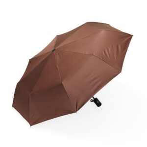Guarda-chuva Automático com Proteção UV Personalizado Marrom | Personalizado com Logo | Personizi