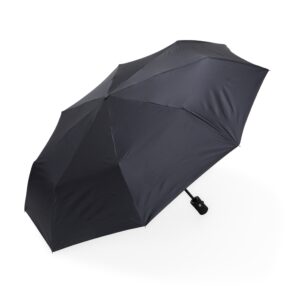 Guarda-chuva Automático com Proteção UV Personalizado Preto | Personalizado com Logo | Personizi