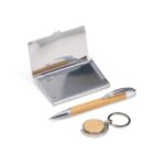 Kit Executivo Ecológico 3 Peças 19x14cm Personalizado | Personalizado com Logo | Personizi