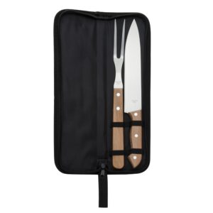 Kit Churrasco 2 Peças Mod.02 Personalizado Madeira | Personalizado com Logo | Personizi