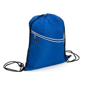 Mochila Saco Poliéster Personalizada Mod.3 Azul | Personalizado com Logo | Personizi