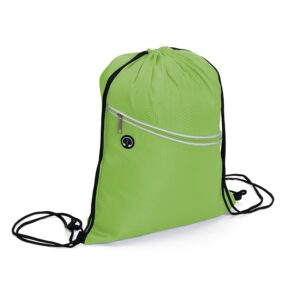 Mochila Saco Poliéster Personalizada Mod.3 Verde | Personalizado com Logo | Personizi