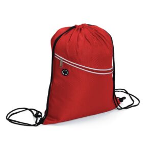 Mochila Saco Poliéster Personalizada Mod.3 Vermelho | Personalizado com Logo | Personizi