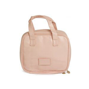 Nécessaire de Couro Sintético 21x21cm Personalizado Rosa | Personalizado com Logo | Personizi