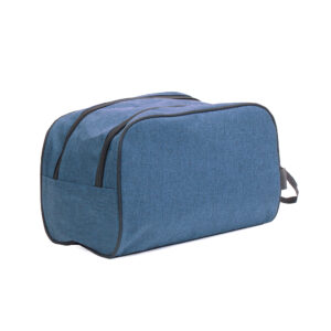 Nécessaire em Poliéster 27x15cm Personalizado Azul | Personalizado com Logo | Personizi