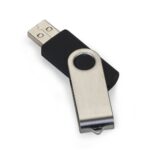 Pen Drive Giratório Metálico 4GB Personalizado | Personalizado com Logo | Personizi