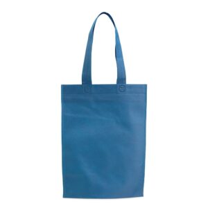 Sacola TNT 35x25cm Personalizada Azul Claro | Personalizado com Logo | Personizi