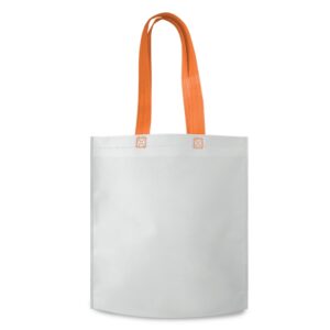 Sacola TNT 51x37cm Personalizada Laranja | Personalizado com Logo | Personizi