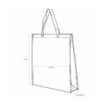 Sacola TNT Metalizado 45x40cm Personalizada | Personalizado com Logo | Personizi