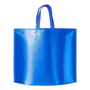 Sacola TNT Metalizado 57x50cm Personalizada Azul | Personalizado com Logo | Personizi