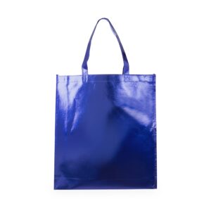Sacola TNT Metalizado 45x40cm Personalizada Azul Marinho | Personalizado com Logo | Personizi