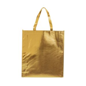 Sacola TNT Metalizado 45x40cm Personalizada Dourado | Personalizado com Logo | Personizi
