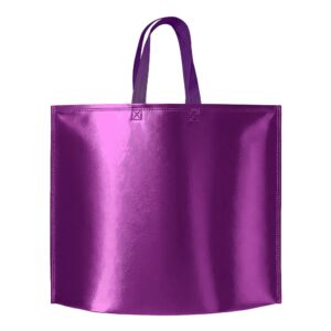 Sacola TNT Metalizado 57x50cm Personalizada Roxo | Personalizado com Logo | Personizi