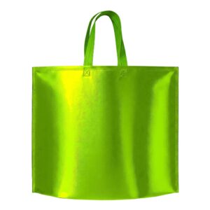 Sacola TNT Metalizado 57x50cm Personalizada Verde Claro | Personalizado com Logo | Personizi