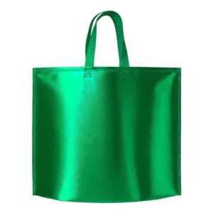 Sacola TNT Metalizado 57x50cm Personalizada Verde Escuro | Personalizado com Logo | Personizi