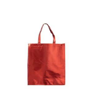 Sacola TNT Metalizado 45x40cm Personalizada Vermelho | Personalizado com Logo | Personizi