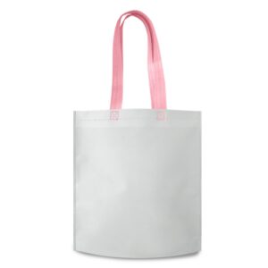 Sacola TNT 51x37cm Personalizada Rosa Claro | Personalizado com Logo | Personizi