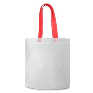 Sacola TNT 51x37cm Personalizada Vermelho | Personalizado com Logo | Personizi