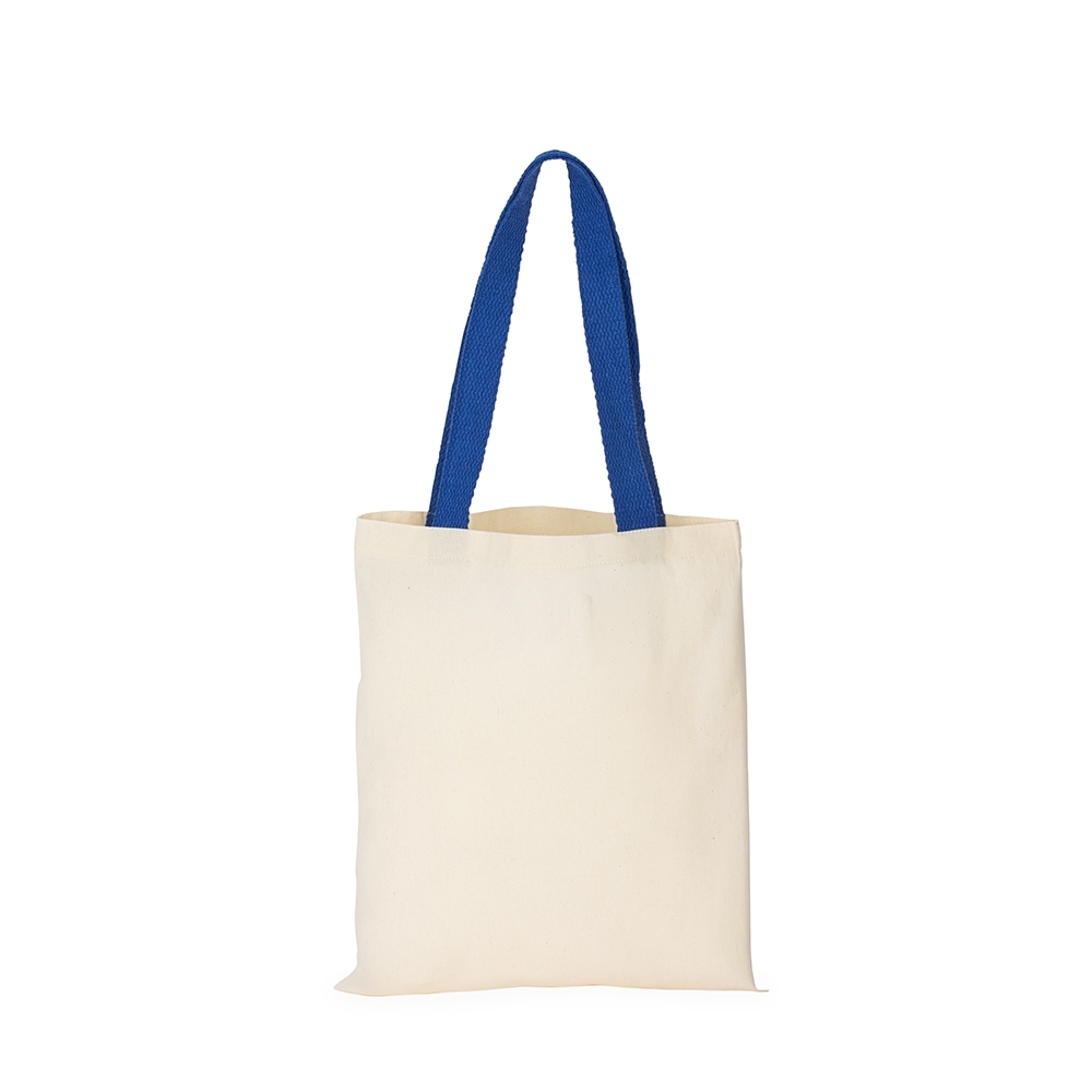 Sacola de Algodão 37x33 Personalizada Azul | Personalizado com Logo | Personizi