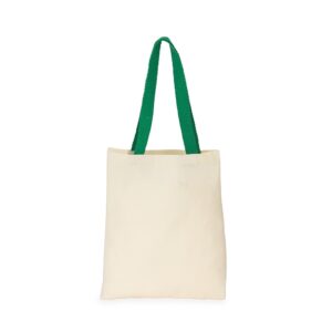 Sacola de Algodão 37x33 Personalizada Verde | Personalizado com Logo | Personizi