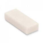 Borracha branca em TPR 6x2cm Personalizado | Personalizado com Logo | Personizi