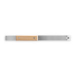 CHAMP. Kit churrasco com 3 utensílios em aço inox e madeira de Seringueira e luva 50x34cm Personalizada | Personalizado com Logo | Personizi
