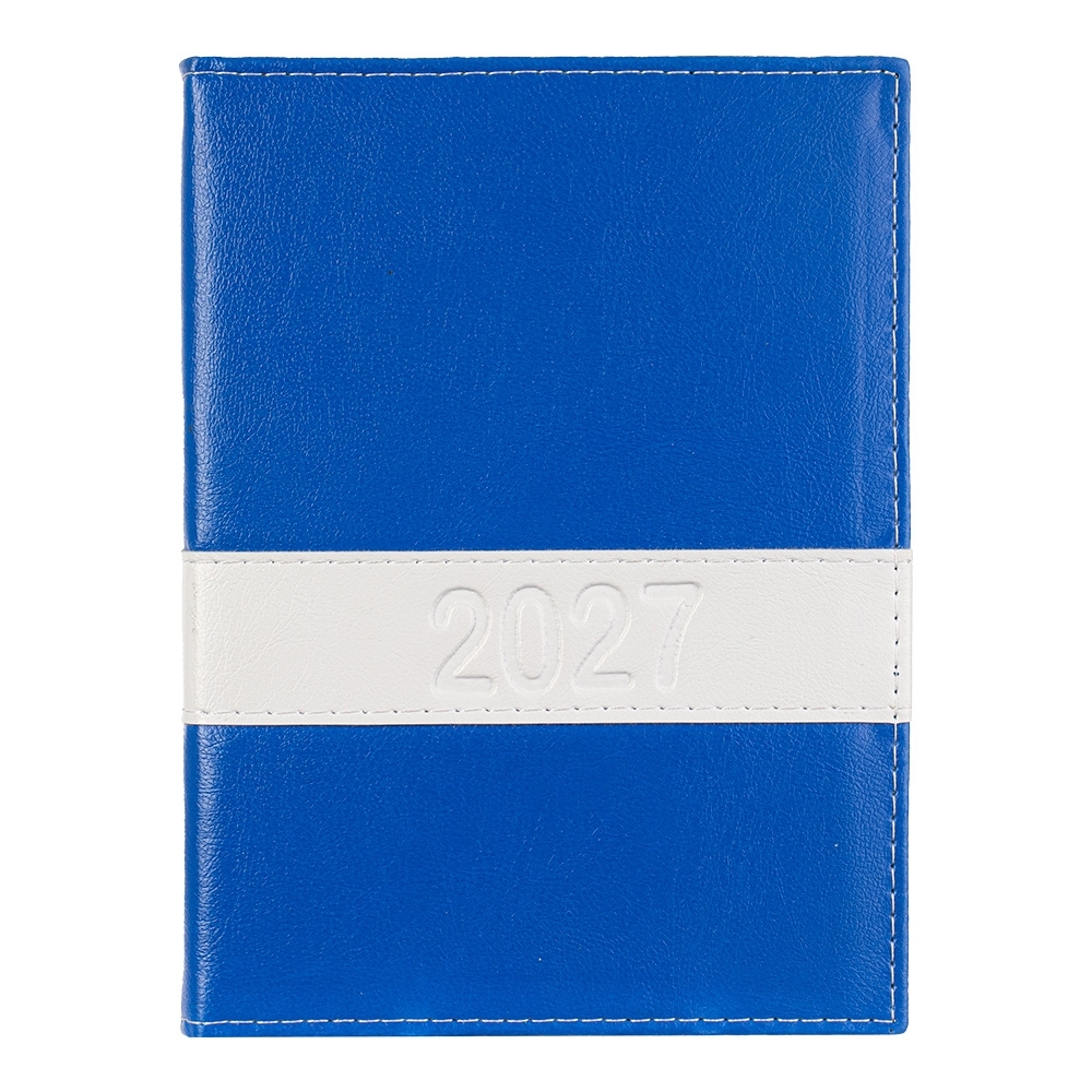 Agenda Diária 20x15cm Personalizada Azul | Personalizado com Logo | Personizi