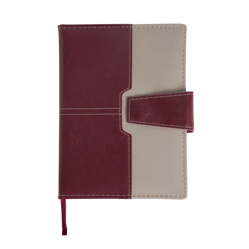 Agenda Diária 2027 com Suporte para Caneta Personalizada Vermelho | Personalizado com Logo | Personizi