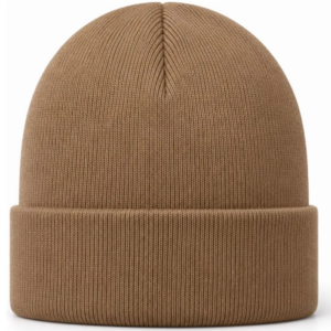 Gorro Touca Unissex Básica Lisa Lã Tricot Mod.2 Bege | Personalizado com Logo | Personizi