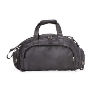 Bolsa Esportiva 41x24cm Personalizada Preto | Personalizado com Logo | Personizi