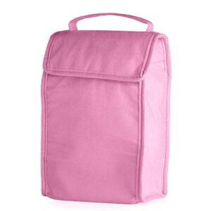 Bolsa Térmica Dobrável Personalizada Rosa Claro | Personalizado com Logo | Personizi