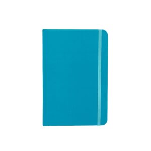 Caderneta Couchê 21x14cm Personalizado Azul Claro | Personalizado com Logo | Personizi