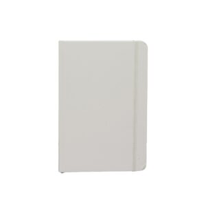 Caderneta Couchê 21x14cm Personalizado Branco | Personalizado com Logo | Personizi