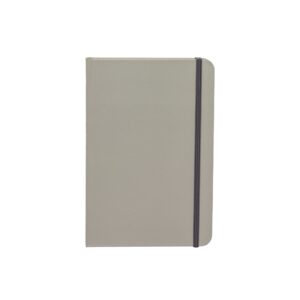 Caderneta Couchê 21x14cm Personalizado Cinza | Personalizado com Logo | Personizi