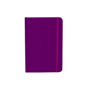 Caderneta Couchê 21x14cm Personalizado Roxo | Personalizado com Logo | Personizi