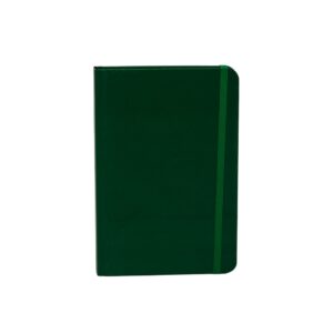 Caderneta Couchê 21x14cm Personalizado Verde Escuro | Personalizado com Logo | Personizi