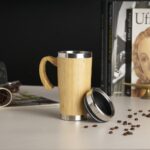 Caneca Bambu 450ml Personalizada | Personalizado com Logo | Personizi